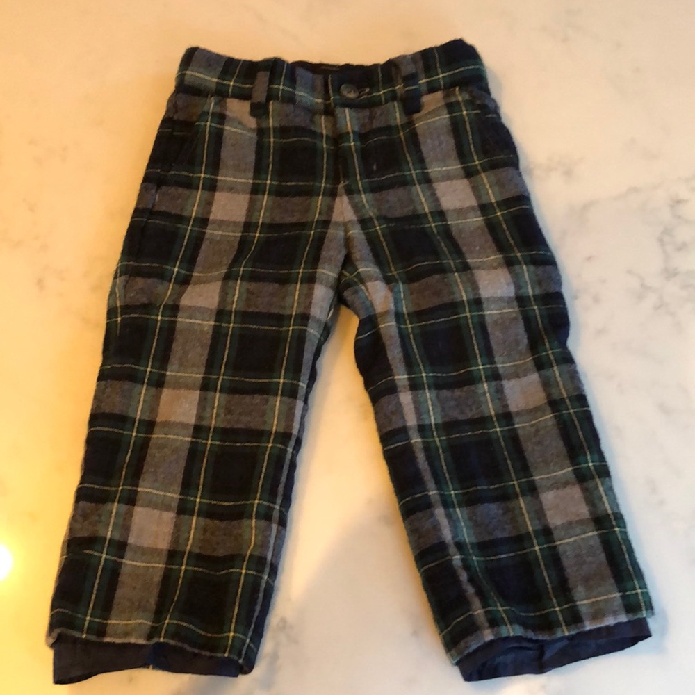 Plaid Janie and Jack holiday pants